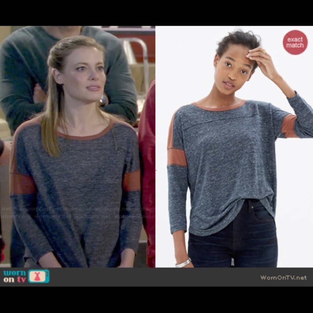 Madewell Front Runner Baseball Tee